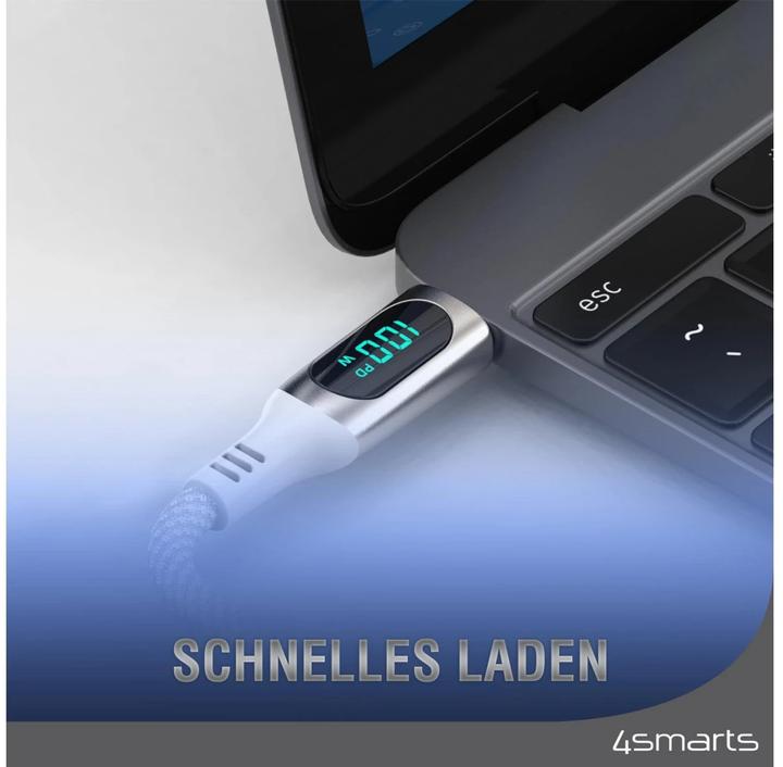 Actual product image 4smarts USB C – USB C (3 m, USB 2.0, 100 W)