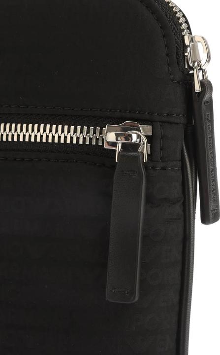 Produktbild Emporio Armani Schultertasche Metal Logo Nylon Jacquard