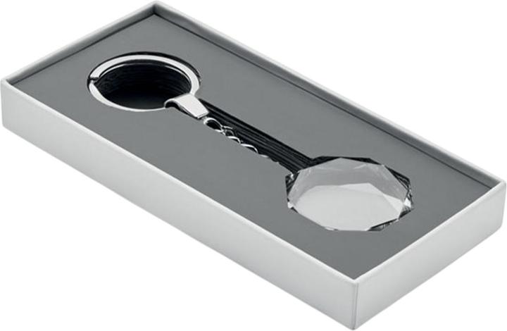 Actual product image MidOcean Roundward Round Glass Keyring