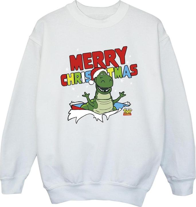 Produktbild Disney Toy Story Rex Christmas Burst Sweatshirt Mädchen (128)