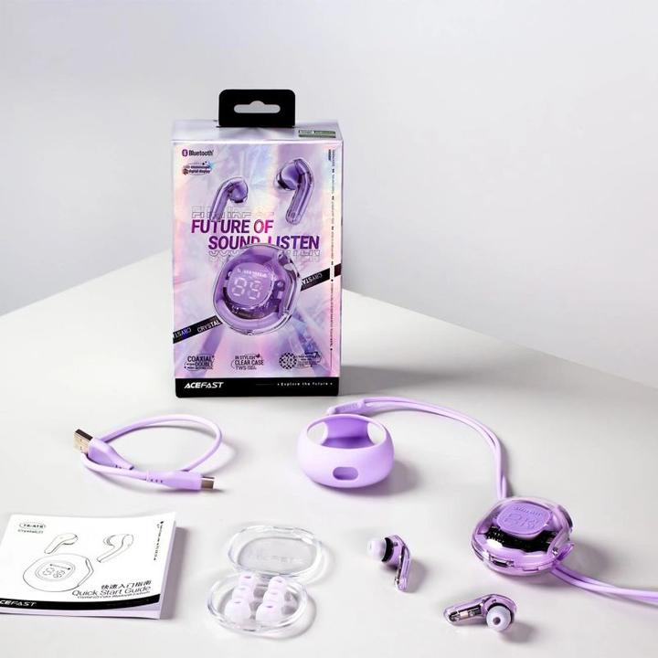 Immagine prodotto Acefast T8 Crystal colore (2) auricolari Bluetooth (7 h, Senza fili)
