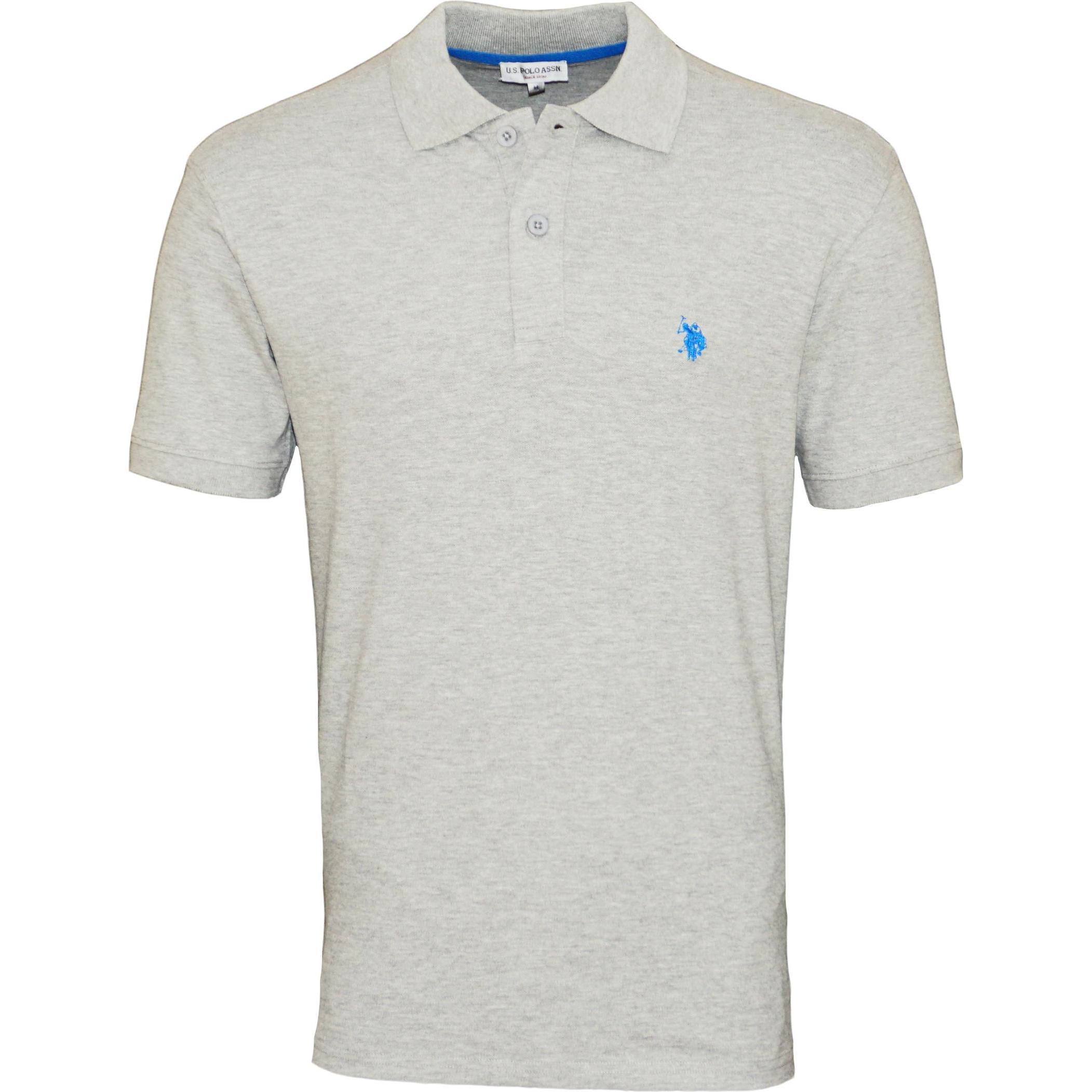 U.S. Polo, Herren, Shirt, Shirt Poloshirt Basic Polo Shortsleeve - 5566, Grau, (L)