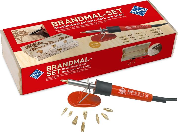 Produktbild Pebaro Brandmal-Set mit Brennkolben