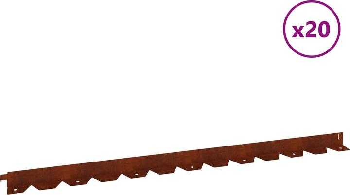 Produktbild vidaXL Raseneinfassung (102 cm)