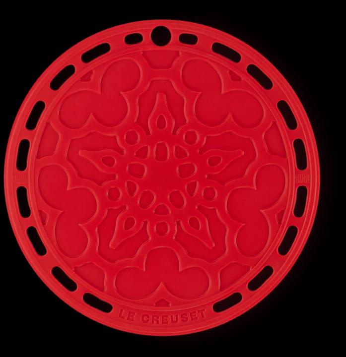 Le Creuset Meat pot round French 20cm cherry red (1 x, Pan coaster)