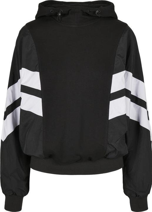 Produktbild Urban Classics Ladies Mix Crinkle Nylon Sweat Hoody (XL)