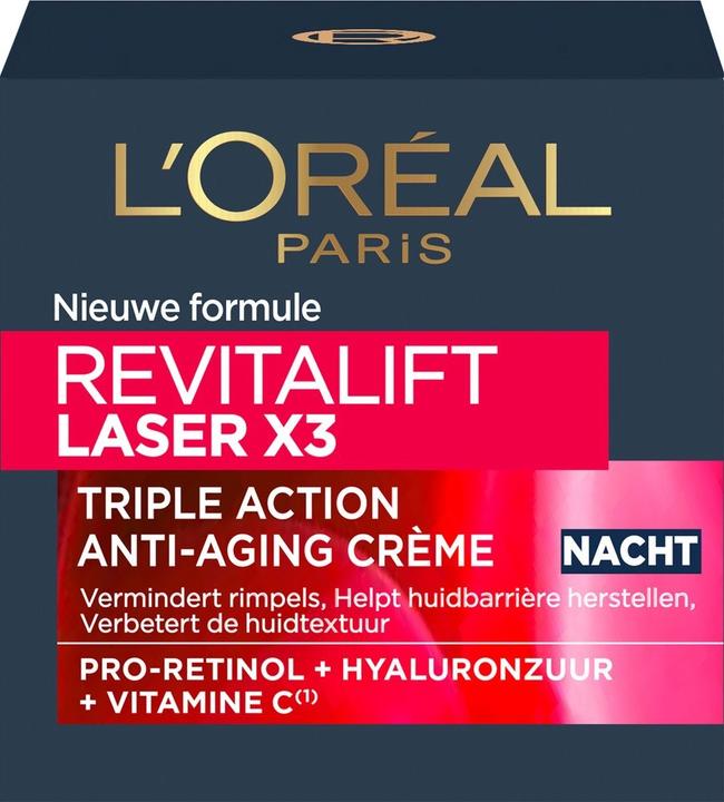 Actual product image L'Oréal Paris L'Oreal - Revitalift Laser X3 Anti-Age Cream-Mask Regenerating Therapy For The Night 50Ml (50 ml)