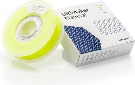 Actual product image Ultimaker PETG - Yellow Translucent - 2.85mm (PETG, 2.85 mm, 750 g, Yellow)