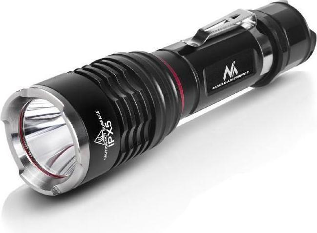 Immagine prodotto Maclean MCE220 Torcia MCE220 LED Cree 800 Lumen + Caricabatterie + Supporto per bicicletta (10 cm, 800 lm)