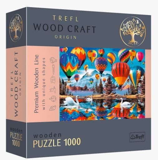 Produktbild Trefl Holzpuzzle 1000 Teile - Bunte Luftballons (1000 Teile)