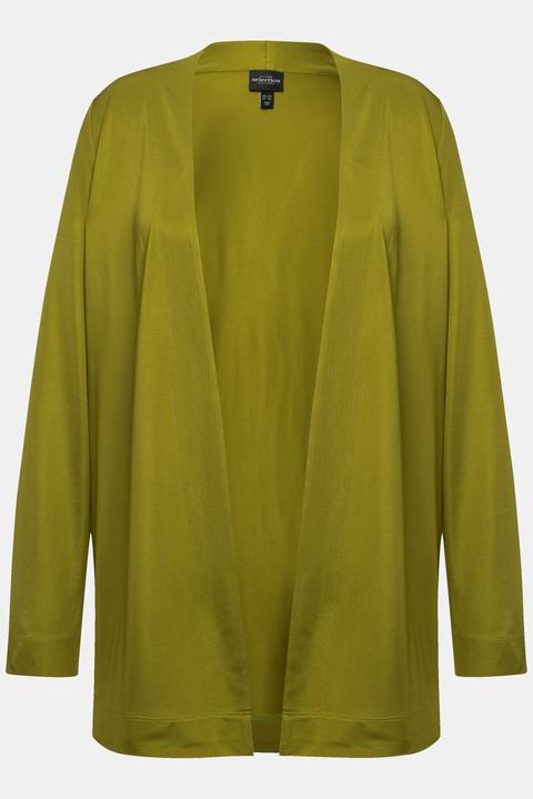 Actual product image Ulla Popken Shawl Collar Open Shape Slinky Jacket (58, 60)