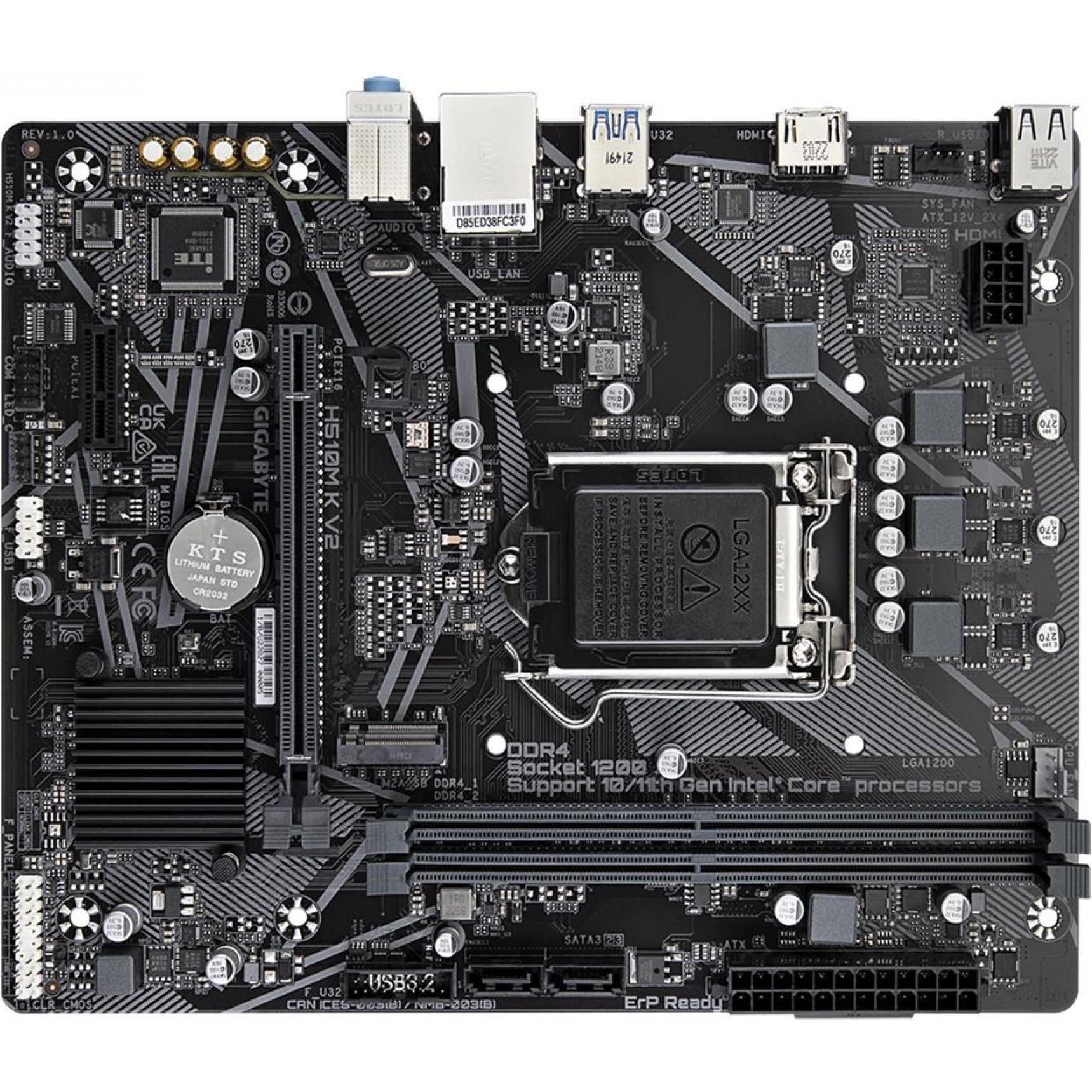 Thumbnail - Gigabyte H510M K V2 (LGA 1200, Intel H470 Express, mATX), Mainboard