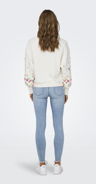 Actual product image Only Regular fit Round neck Ribbed cuffs Drop shoulder Sweatshirt Sweatshirt (M)