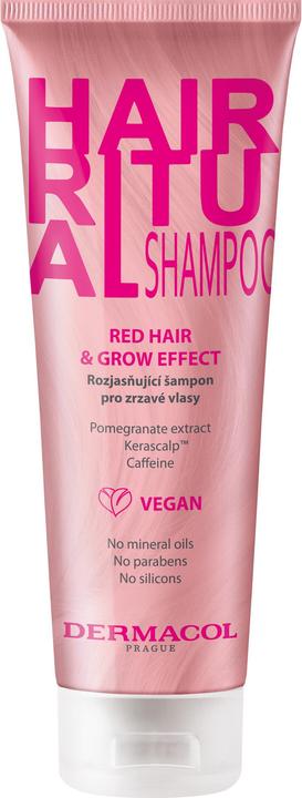Dermacol Hair Ritual Shampoo Red Hair & Grow Effect (250 ml, Flüssiges Shampoo)