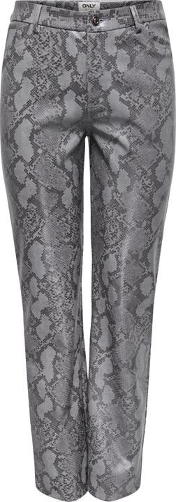 Only ONLAZULA Pantalons coupe droite en similicuir Pantalons en similicuir