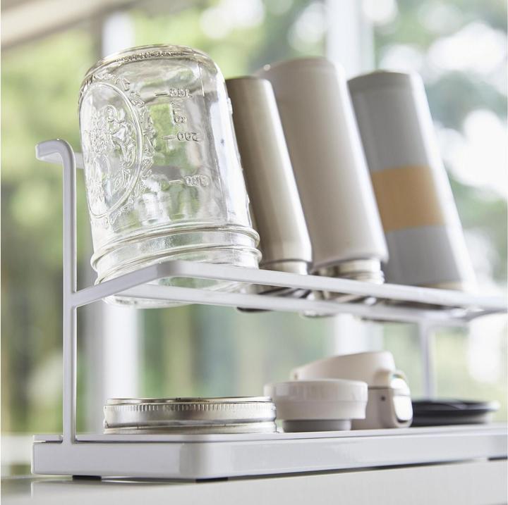 Produktbild Yamazaki Flaschen-Abtropfständer mit Ablage TOWER