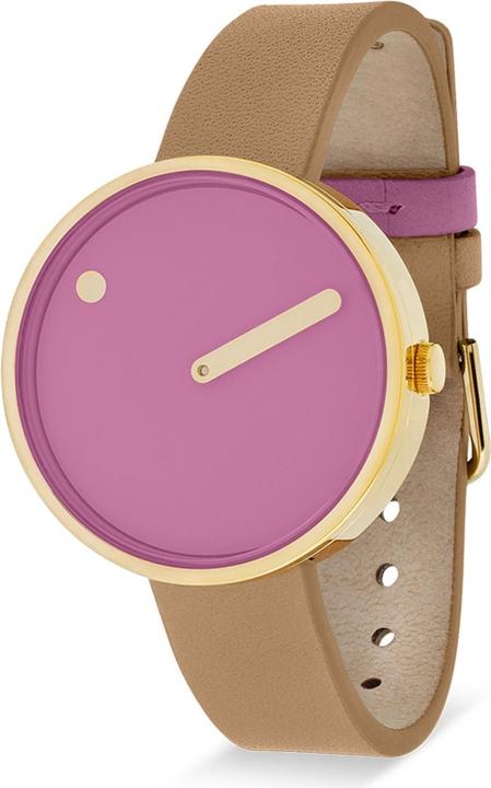Immagine prodotto Picto 34078-4514G Unisex Pink 34mm 5ATM (Orologio da polso analogico)
