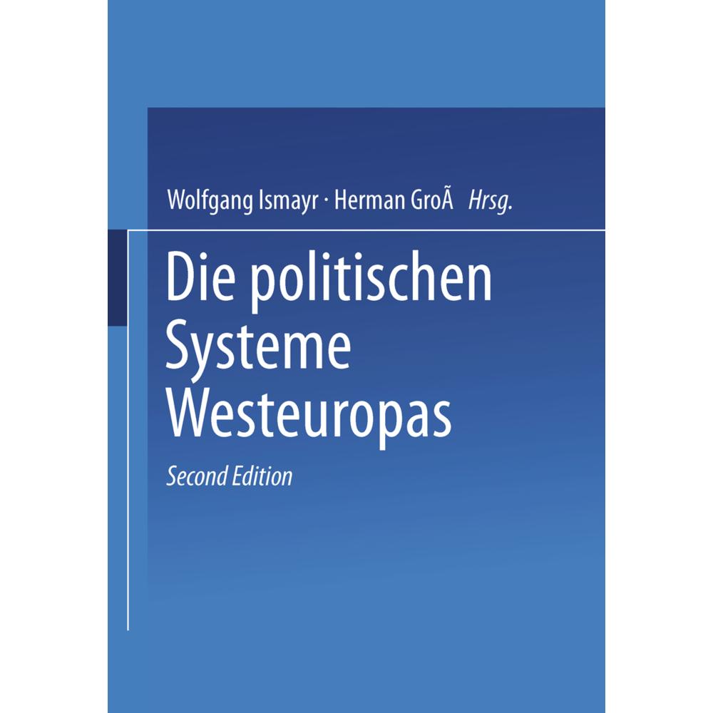 Die politischen Systeme Westeuropas, Fachbücher von Wolfgang Ismayr