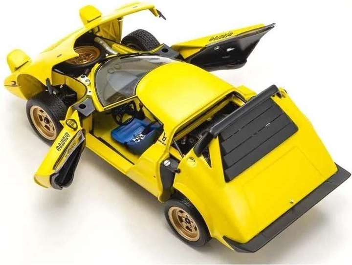 Actual product image Kyosho Lancia Stratos HF 1975 Gelb, 1:18