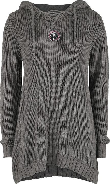 Produktbild Black Premium Strickpullover mit Kapuze und Schnürung (XL)