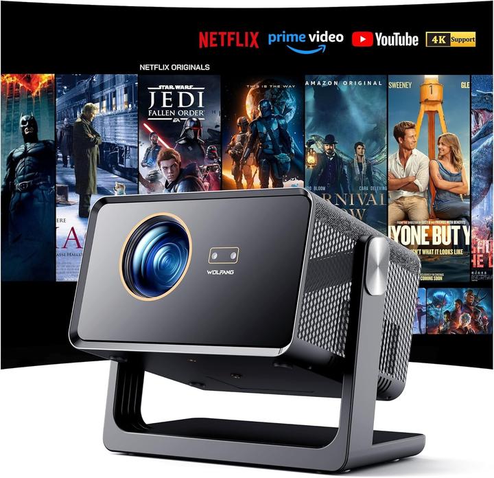 Wolfang Proiettore Smart 4K (4K, 900 lm)