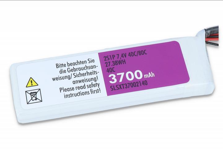 Image du produit SLS XTRON 3700mAh 2S1P 7,4V 40C/80C (7.40 V, 3700 mAh)