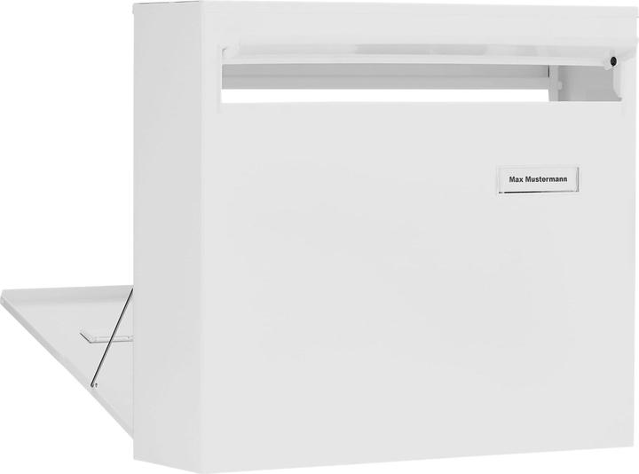 Image du produit Burg Wächter Boîte à lettres de clôture en acier peint par poudrage LxHxP 362/322/100 mm Potsdam blanc avec