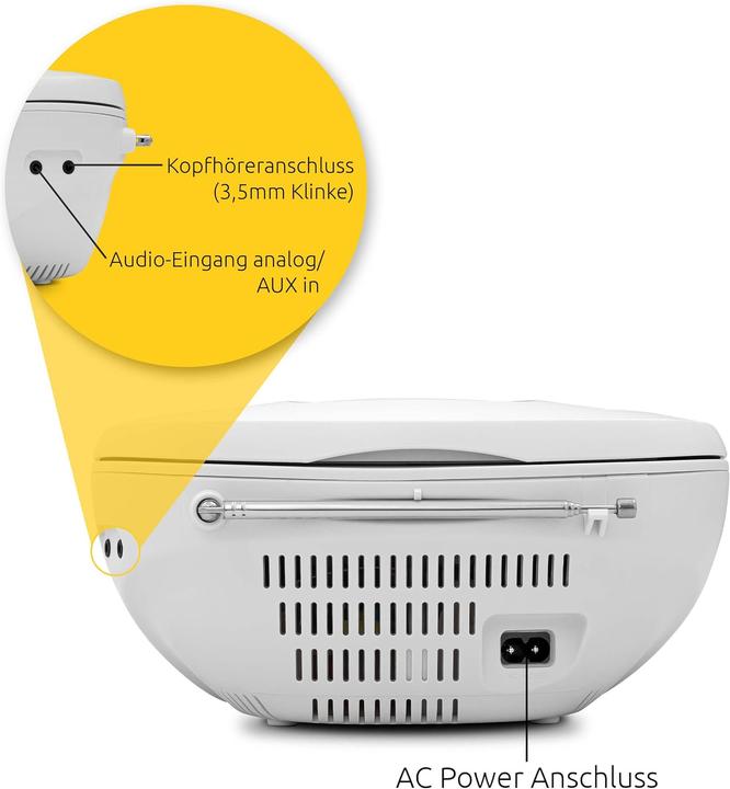 Image du produit TechniSat VIOLA CD-1 weiss