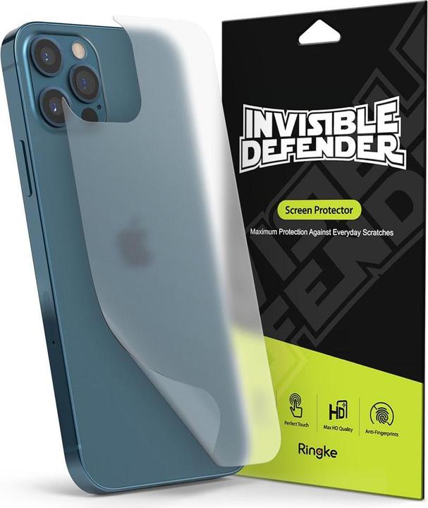 Actual product image Ringke ID Back Matte Film 2x back housing protector film for iPhone 12 Pro Max (IDAP0006) (Apple iPhone 12 Pro Max)