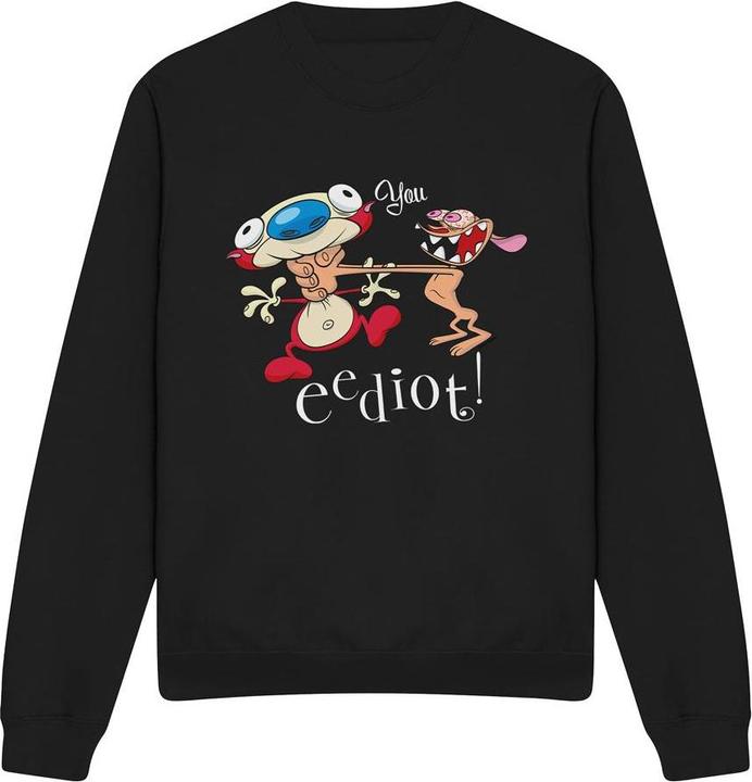 Actual product image Ren & Stimpy Unisex Adult You Eediot Sweatshirt (M)