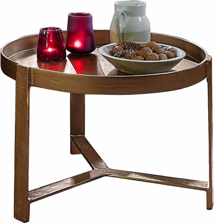Image du produit Loberon Couchtisch Mirouette antikmessing (62 x 41 cm)