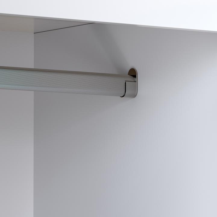 Actual product image En.Casa Kinderkleiderschrank Sandnes mit Schublade 123x60x40 cm Mintgrün (60 cm)