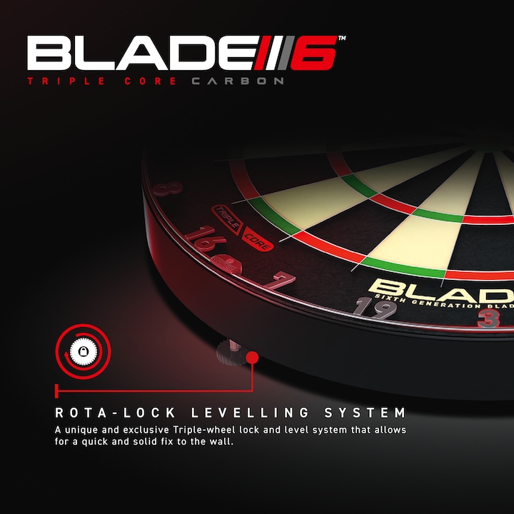 Produktbild Winmau Dartboard Blade 6 Triple Core Carbon