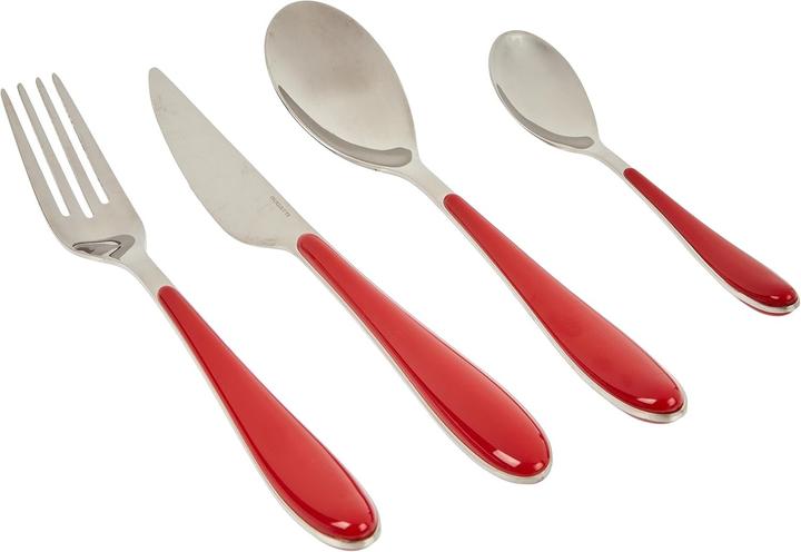 Bugatti Gioia Cutlery Set 24 Pieces Red (24 Stk., Besteck Set)