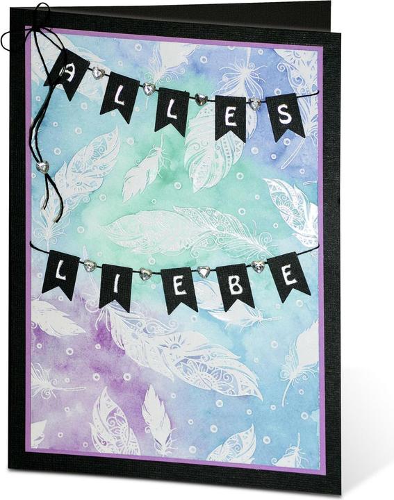 Produktbild Ursus Zauberpapier Federn (250 g/m², 10 x)