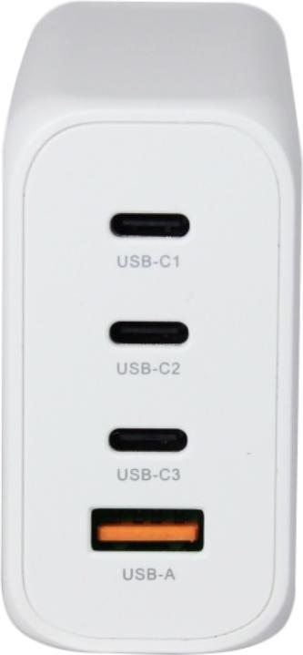 Productafbeelding Allnet Vervangende voeding QC USB-C PD GaN voeding 200 Watt 1x USB Type-A QC, 3x USB Type-C** (200 W)