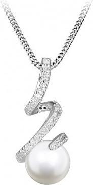 Image du produit Silver Cat Charmant collier de perles en zirconium SC494 (Chain. Pendant)