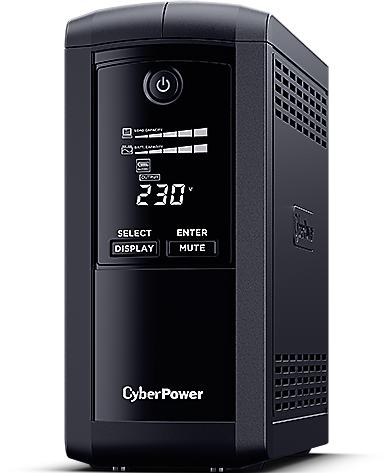 Actual product image Cyberpower VP1000ELCD (1000 VA, 550 W, Line-interactive UPS)