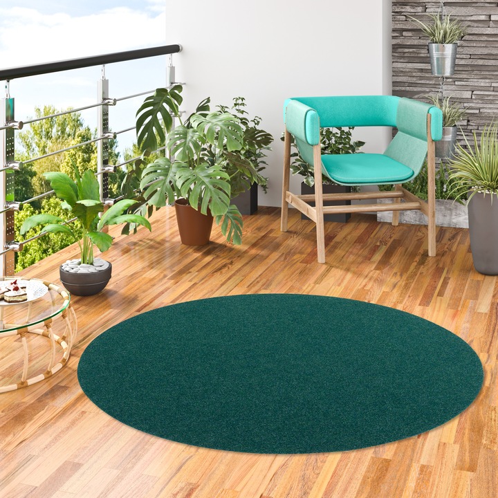 Actual product image Snapstyle Artificial grass carpet with pimples Kingston Round (133 x 133 cm)