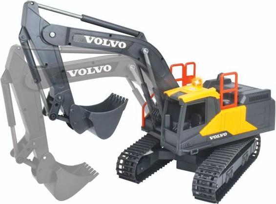 Actual product image Dickie RC Volvo Mini Excavator Steerable Excavator