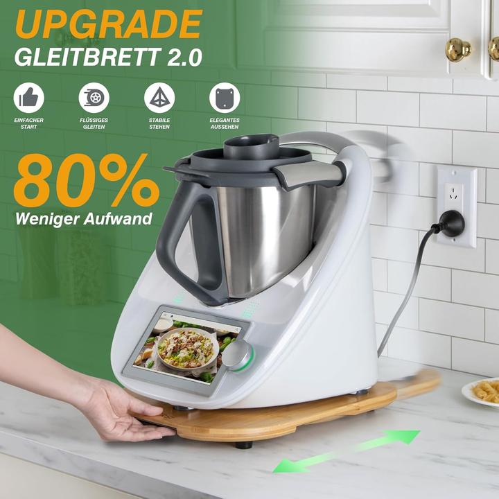 Produktbild Gleitbrett für Thermomix TM6/TM5 mit Rollen