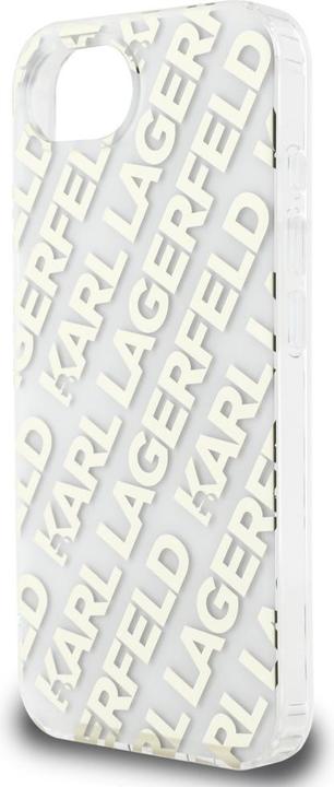 Produktbild Karl Lagerfeld Case IML Repeat Logo for iPhone 16e gold (Apple iPhone 16e)
