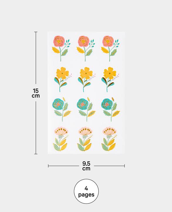 Produktbild I Am Creative Sticker Blumen (4 Sticker)