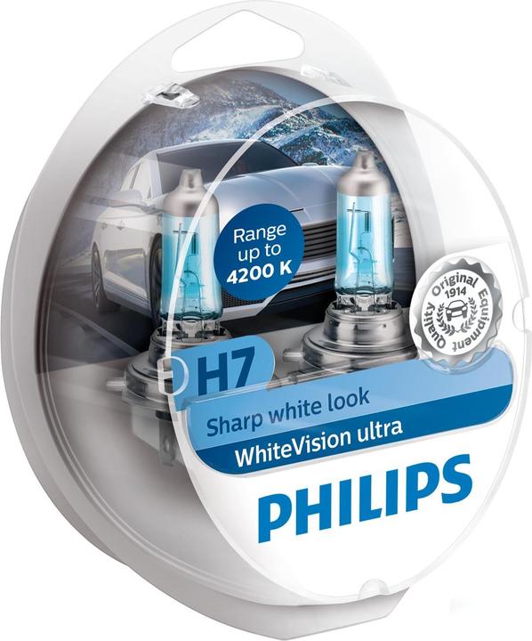 Actual product image Philips H7 WhiteVision ultra (H7)
