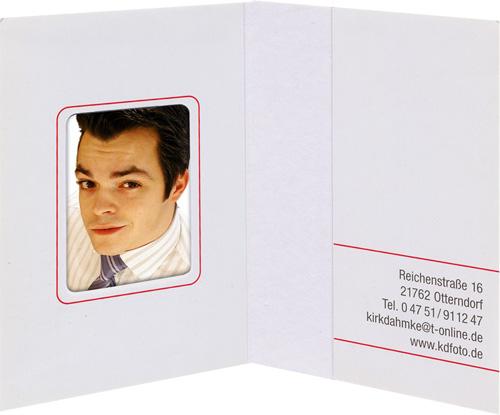 Actual product image Daiber 1x100 passport photo folders 31x42 mm (3.1 x 4.2 cm)