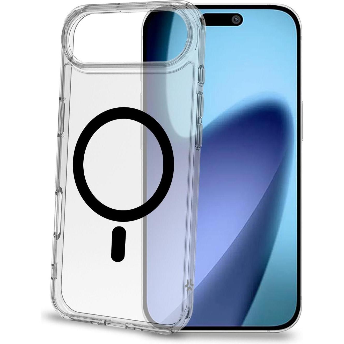 Celly Trasparente Transparente Magnetische Hülle Für Iphone Air (Apple Iphone Air), Cover Smartphone,