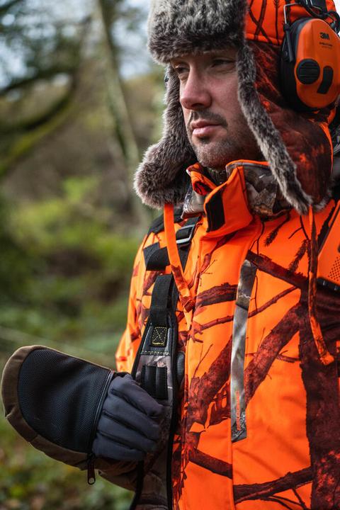 Produktbild Solognac Handschuhe mit Fäustlingen warm Polyester (L, M)