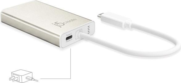 Actual product image j5Create USB 3.0 Type-C Multi Adapter (USB-C, 3 Ports)