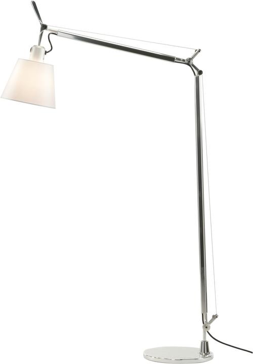 Actual product image Artemide Tolomeo Lettura Basculante floor lamp in silk satin (E27)