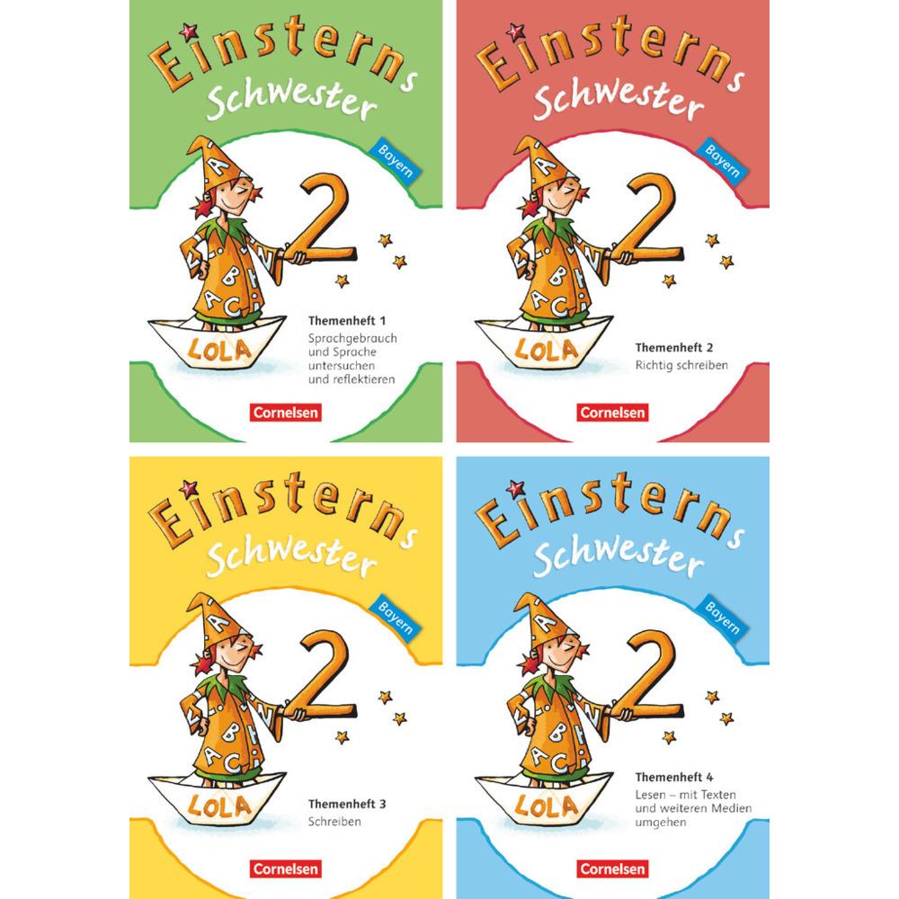 Einsterns Schwester 2. Schuljahr. Themenhefte 1-4. Paket. BY, Schulbücher von Marion Bauer, Daniela Dreier-Kuzuhara, Sus...